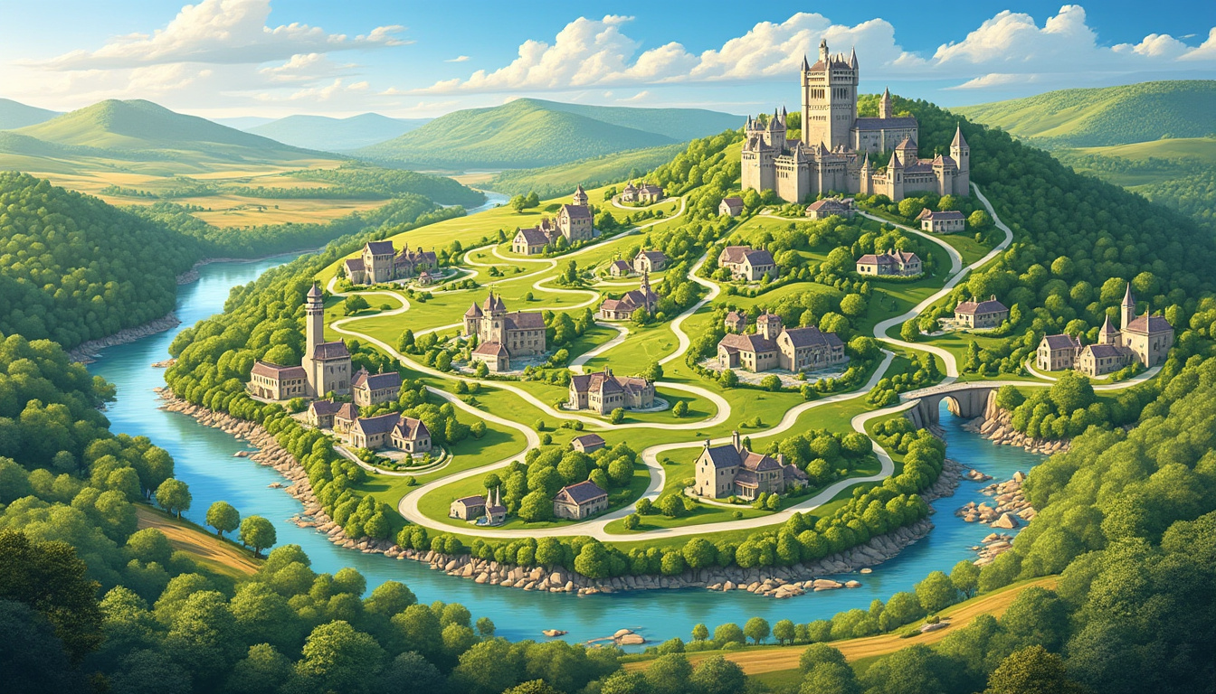 découvrez la carte interactive de la dordogne avec ses itinéraires essentiels, villages pittoresques et sites incontournables à visiter pour un voyage inoubliable.