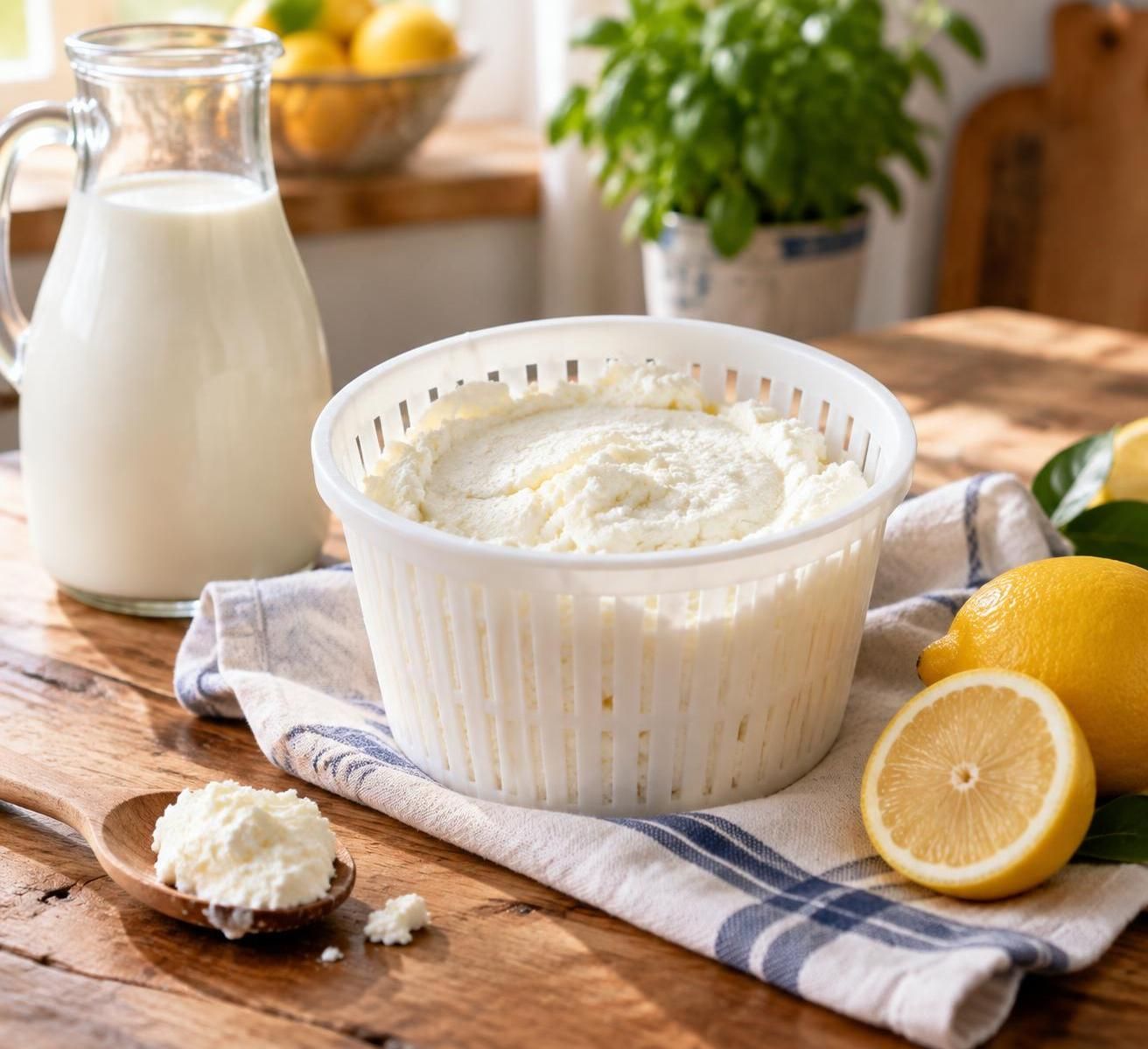 découvrez comment faire du fromage blanc maison avec de la présure, une yaourtière ou du citron, et choisissez la méthode qui vous convient.