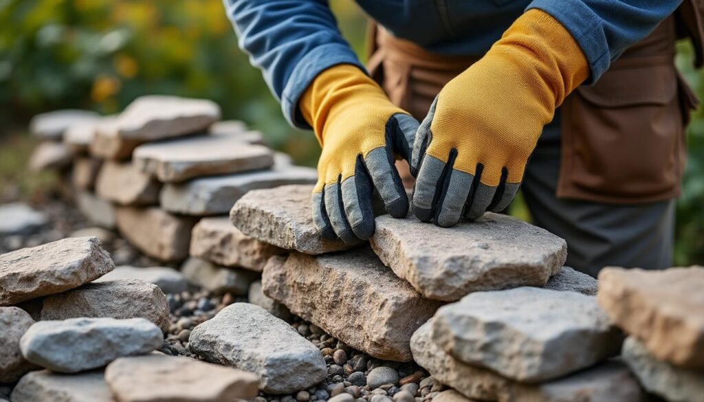 découvrez comment construire un muret décoratif en pierre étape par étape pour embellir votre jardin avec une structure solide et esthétique.