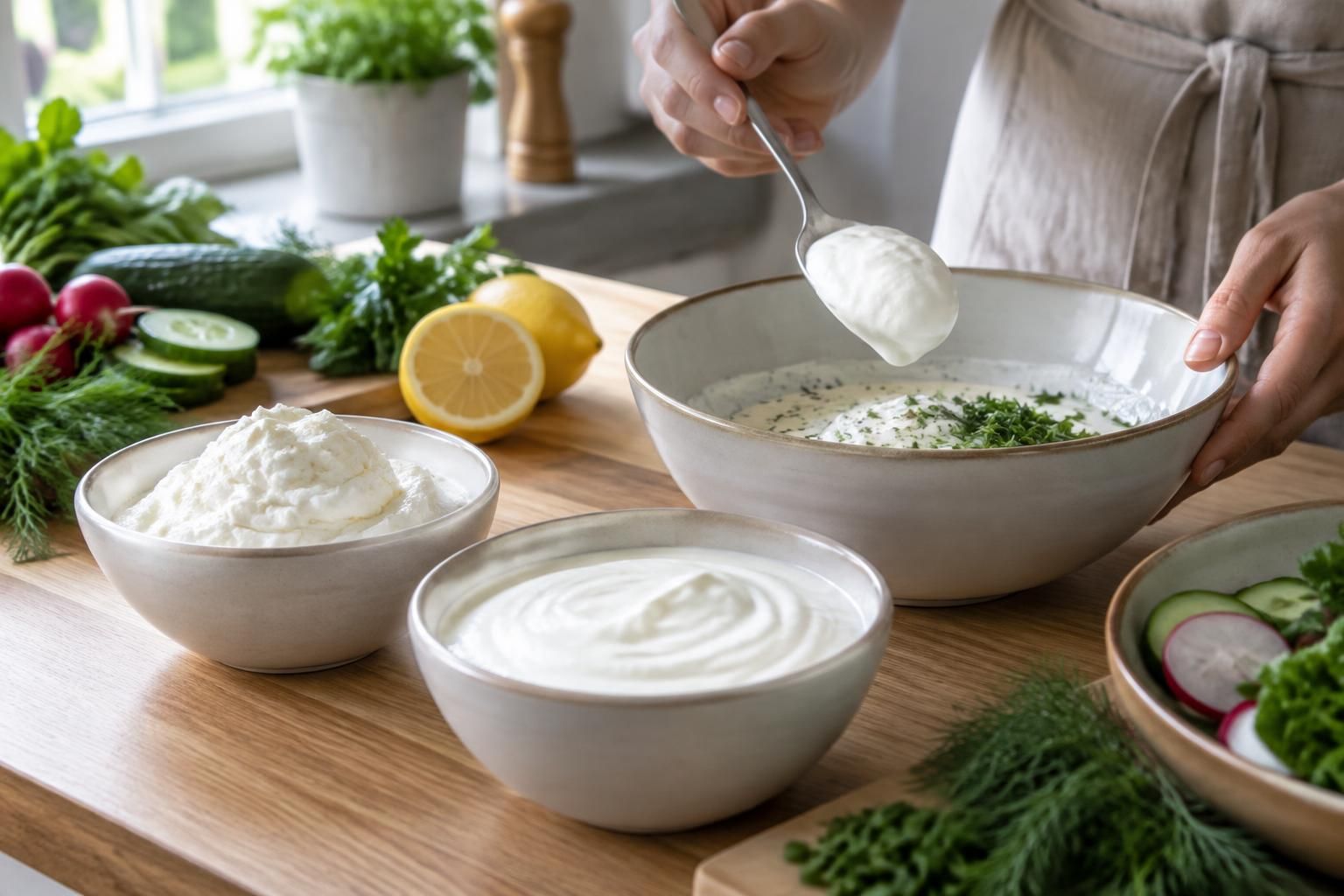 découvrez si le fromage blanc peut remplacer le skyr en cuisine, leurs différences de texture et de goût, et comment adapter vos recettes.