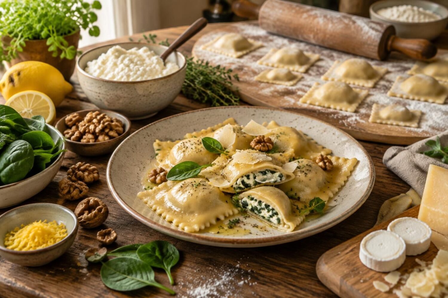Quels fromages pour farcir des raviolis : ricotta, chèvre, comté et associations qui marchent