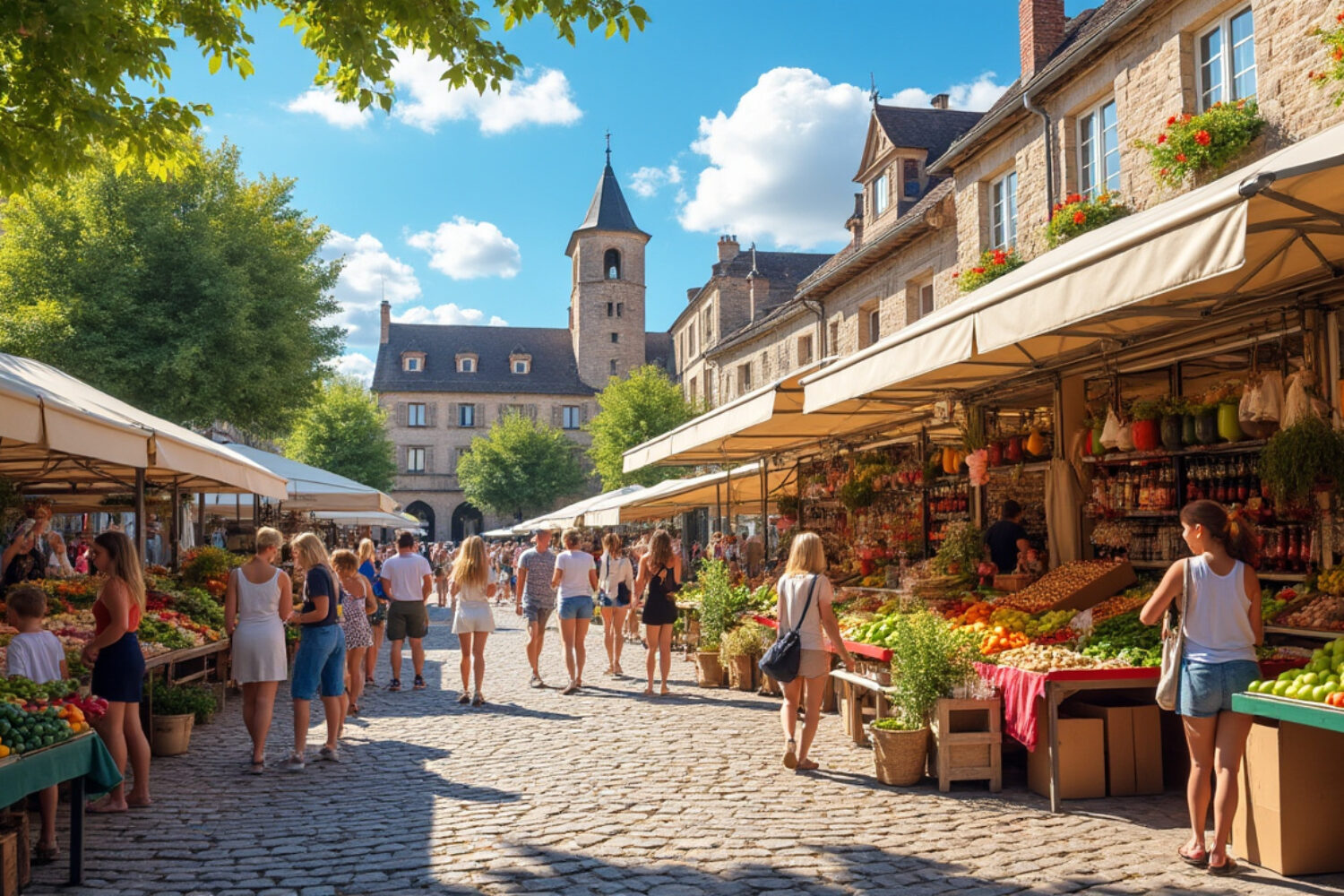 Quels jours se tiennent les marchés de Bergerac ? Horaires et adresses